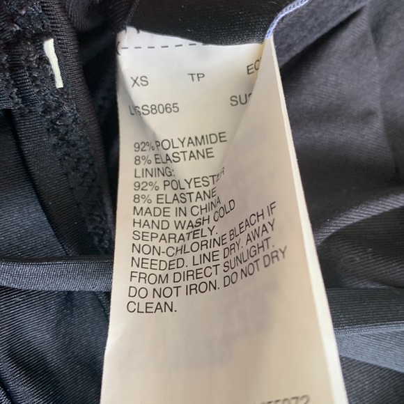 Laundry by Shelli Segal - Tankini- Black -Size XS- Excellent Condition - Picture 7 of 10